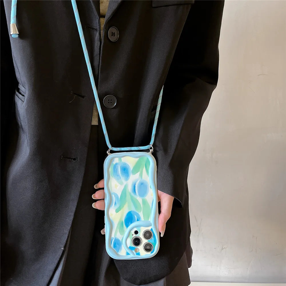 Crossbody Lanyard Phone Case Xiaomi Redmi Note 14 Pro 5G Note 14 Pro Plus 14C POCO X7 Pro 14T Rope Necklace Strap Silicone Cover