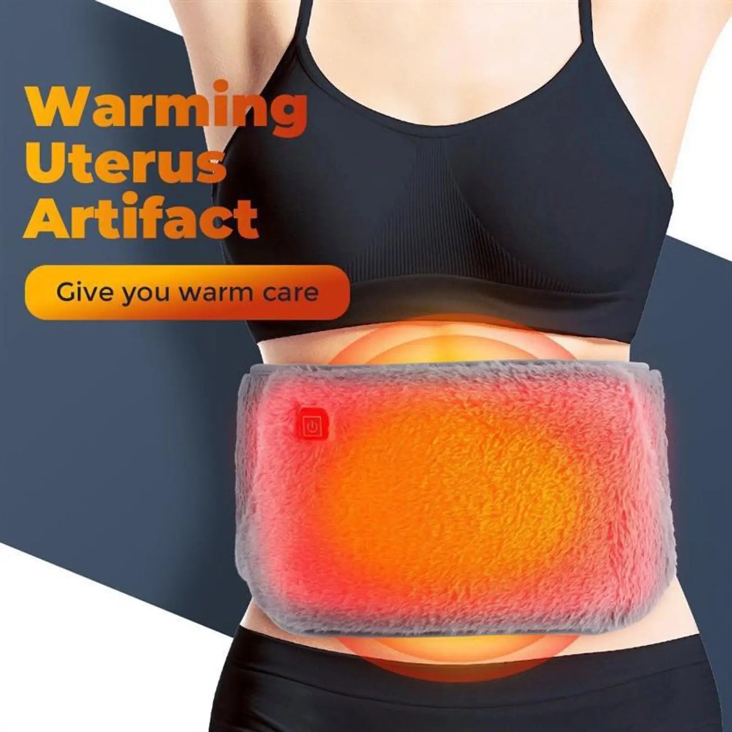 3 Levels Electric Heating Pad Cold-Proof Uterine Belt Cold-Proof Hand Waist Warming Pad USB Recharging Abdominal Warmer