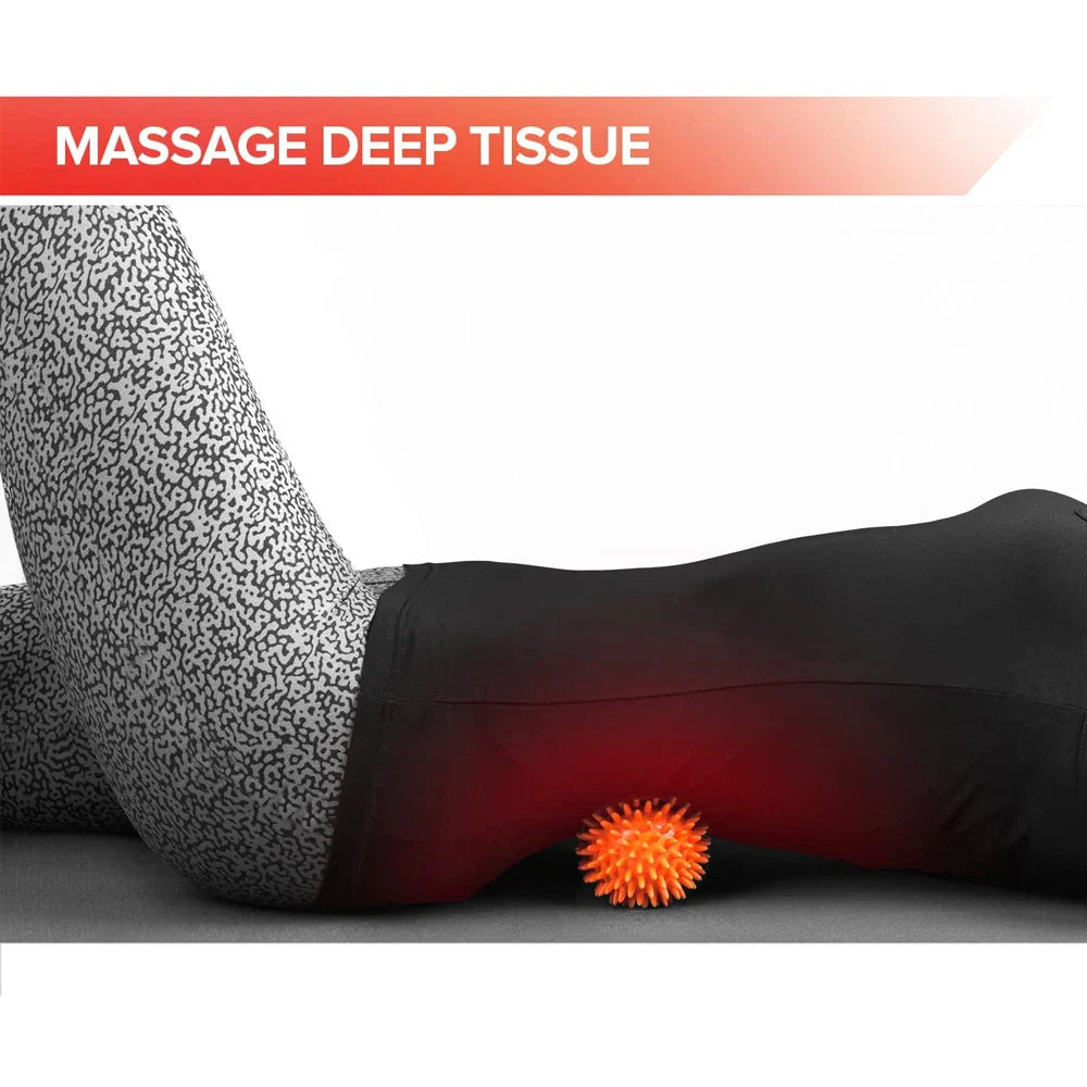 1Pcs BOTQTOW Spiky Massage Ball,Physical Therapy Massage Balls,Hard Lacrosse Ball & Spiky Massage Ball for Myofascial Release