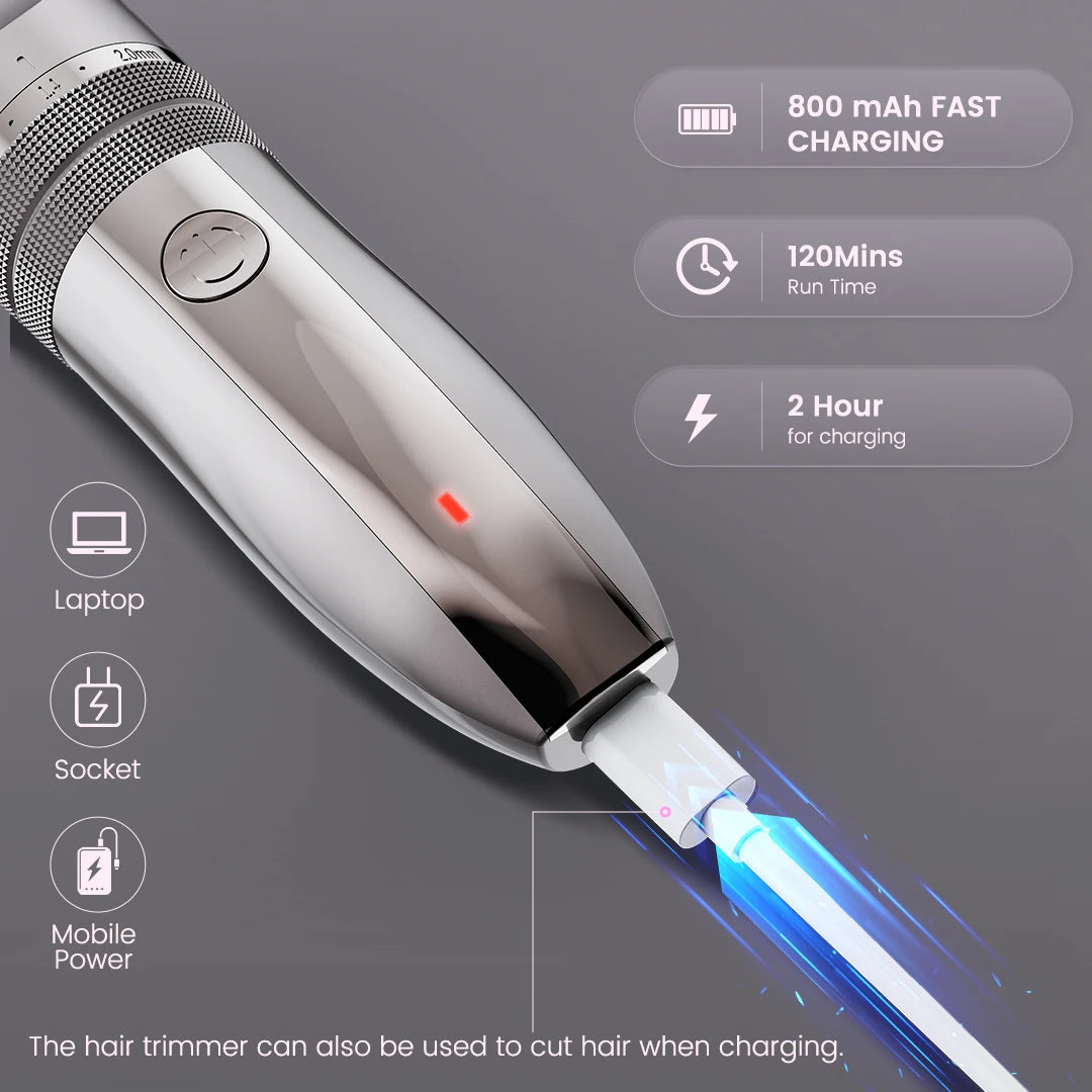 SEJOY Electric Hair Trimmer for Men Hair Clippers for Barbers Rechargeable Cordless Shaver (OiI Not Included)）