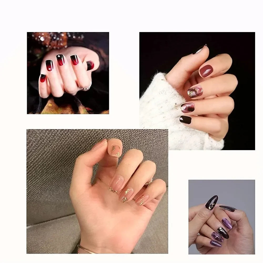 6000Pcs Double-Sided Nail Adhesive Stickers Waterproof Breathable Transparent False Nail Glue Sticker Jelly Nail Tips DIY Tools