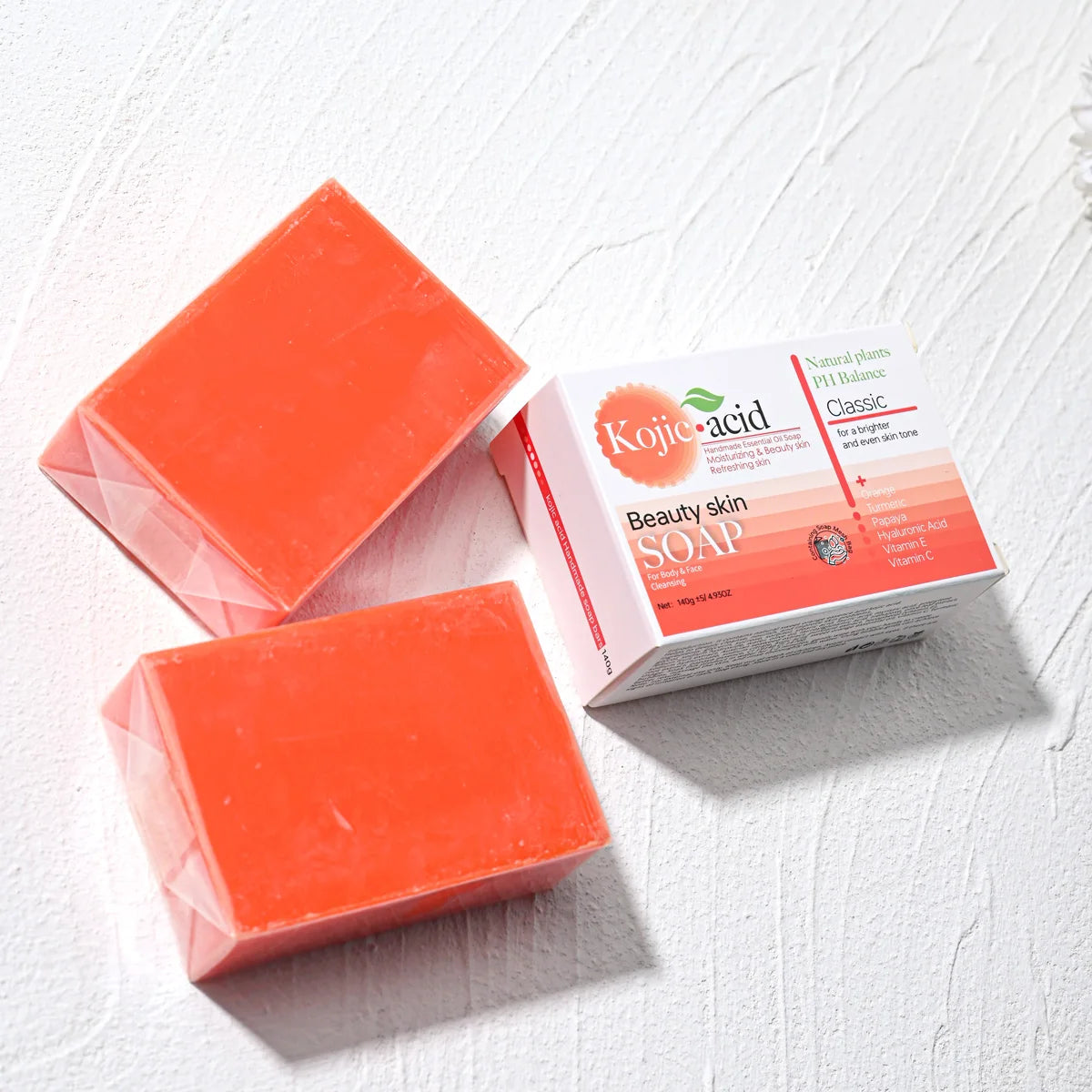 HZ Turmeric Kojic Acid Glutathione Essential Oil Cleansing Soap Deep Cleaning Handmade Soap Bath Soap