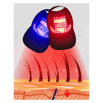 A61I Infrared Hair Growth Instrument Physiotherapy Head Cap Laser Red Blue Light Hair Care Device Relaxation Therapy