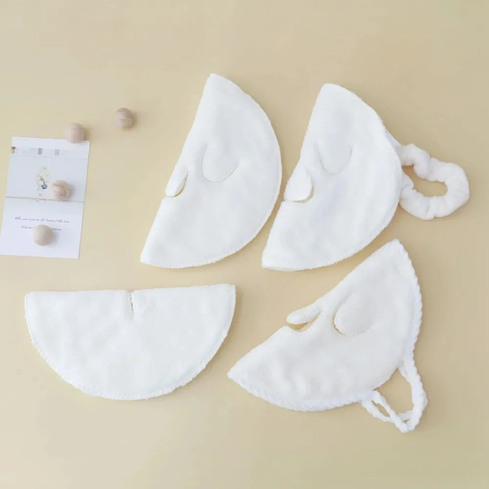 Skin Care Mask Cotton Hot Compress Towel Wet Compress Steamed Face Towel Opens Skin Pore Clean Hot Compress Face Skin Care Tools