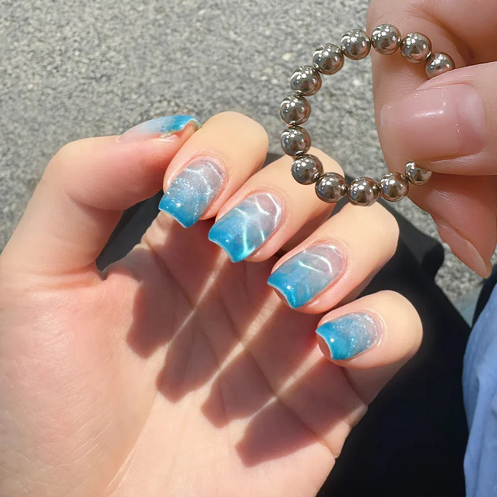 3D New Lollipop Vortex Cat Eye Nail Magnetic Pen Suck Rainbow Halo Vortex Nail Art Magnet Pen for CatEye MagneticGel Nail Polish