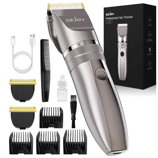 SEJOY Electric Hair Trimmer for Men Hair Clippers for Barbers Rechargeable Cordless Shaver (OiI Not Included)）