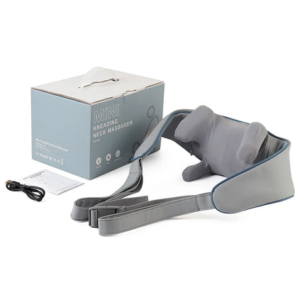Foreverlily 26W Brushless Motor Neck And Shoulder Massager Wireless Shoulder And Back Kneading Massage Shawl Neck masajeador