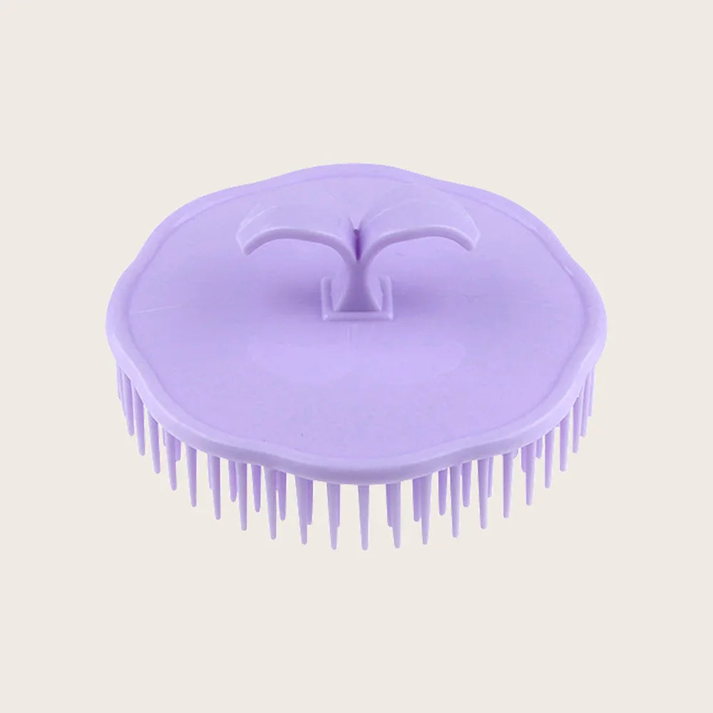 Handheld Silicone Head Wash Clean Care Hair Root Itching Scalp Massage Comb Shower Brush Shampoo Brush