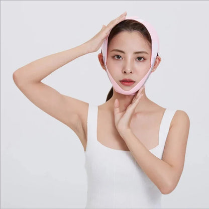 Elastic Face Slimming Bandage V Line Face Shaper Women Chin Cheek Lift Up Belt Face Massager Strap Face Skin Care Tools