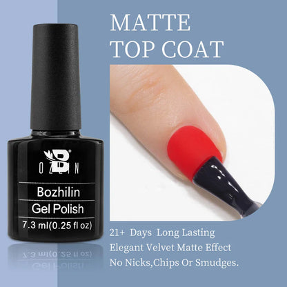 BOZLIN 5ml Sparkling Chameleon Mica Shell Gel Polish Colorful Sequins Manicure Semi Permanent Soak Off Nail Art Gel Varnish