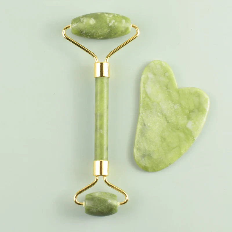100% Natural Jade Stone Gua Sha Skin Massager For Face Comb Body Acupuncture Stick Beauty Health SPA Anti Aging Wrinkle Tighten