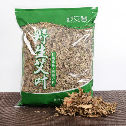 500g Natural Pure Mugwort Leaf Wormwood Moxa Herb Slimming Foot Cleansing Soak Dehumidification Detox Body Relax Health Care