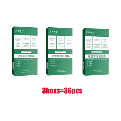 Korean Cosmetics Collagen Bubble Face Sheet Masque Centella Asiatica Purifying Foam Mud  Moisturizing Hydrating Oil Control Mask