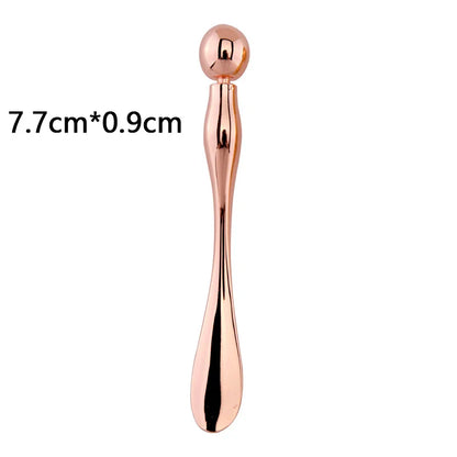 Metal Face Massage Stick Anti Wrinkle Eye Cream Applicator Mask Mixing Spatulas Scoop Eyes Massage Beauty Stick for Facial Care