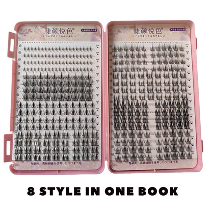 False Eyelashes Mix 32 Rows High-capacity Natural DIY Extension Supplies Lashes Cluster Multi Style Fusion Professional Makeup
