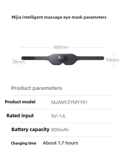 Original Xiaomi Mijia Massage Eye Mask for Eye Fatigue Relief, Heat Compress and Relaxation - A Thoughtful Gift