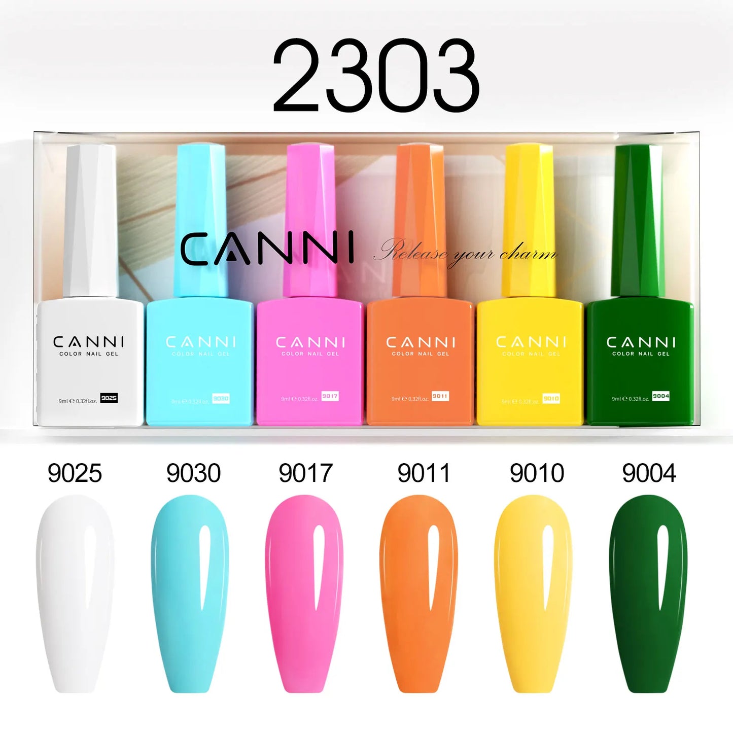 CANNI Nail Gel Polish Set HEMA TPO FREE Jelly Nude Color Rubber Base UV Construction Gel Semi Permanent Soak off UV LED Gel Nail