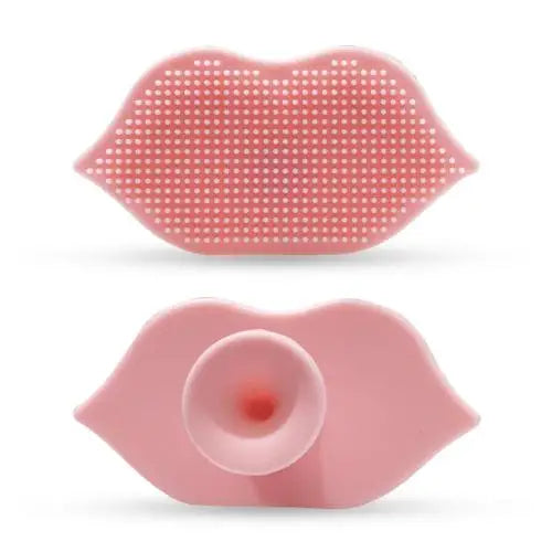 Silicone Lip-shaped Facial Cleansing Brush  Portable Highly Resilient and Suitable for Cleaning Painting Beauty Care and Massage