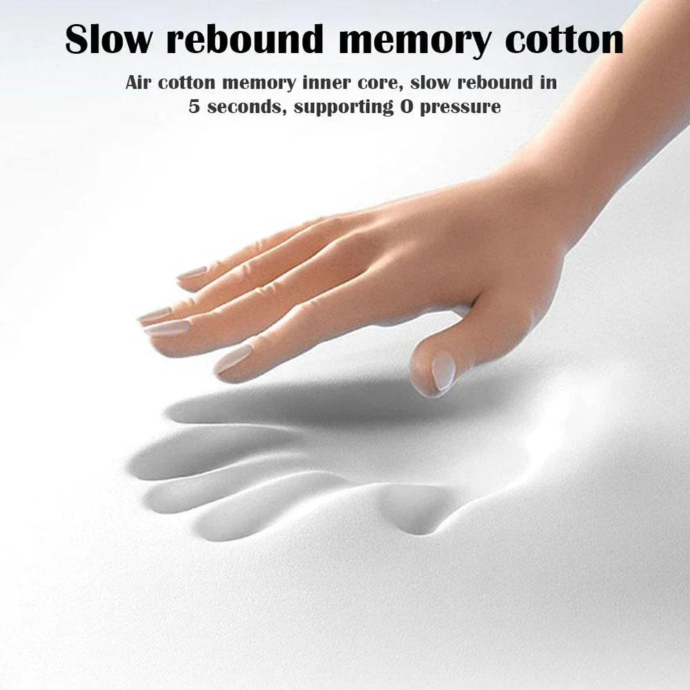 Electric Massager Cervical Pillow Hot Compress Vibration Massage Neck Traction Relax Sleeping Memory Foam Pillow Spine Support