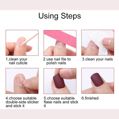 Black Pink Sweet French Almond Handmade Press On Nails Grid Polka Dot Love Skirt Ballet Fake Nails Princess Cute Bow Nail Art