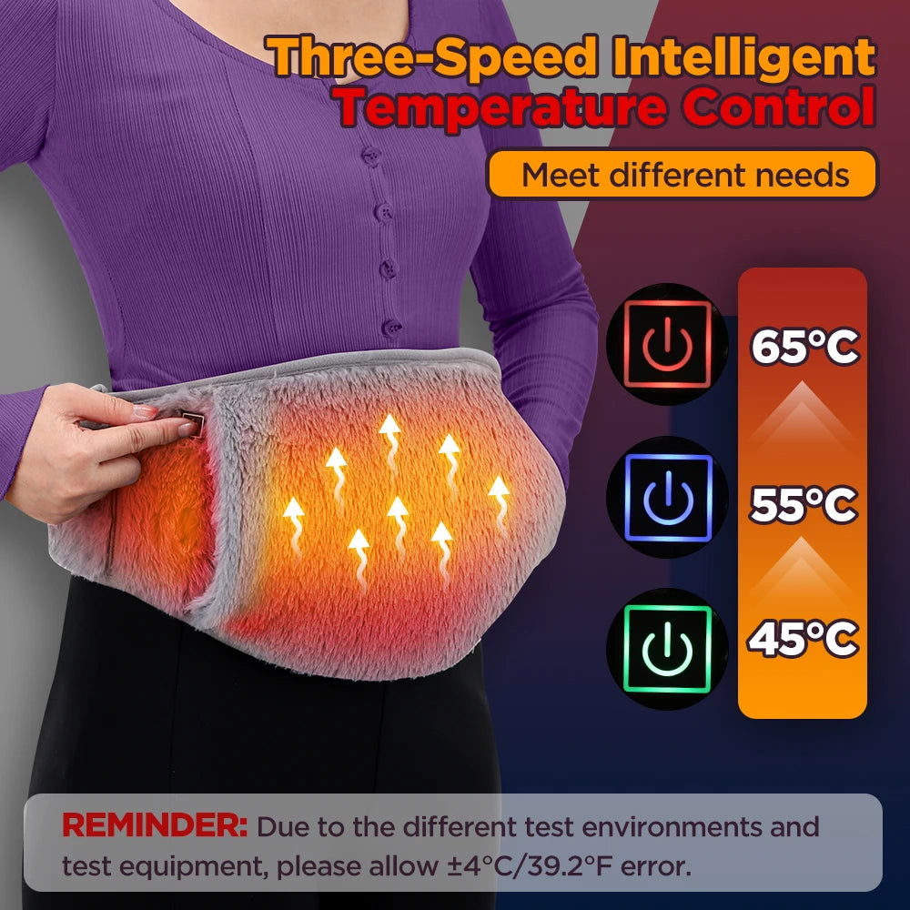 Electric Waist Heating Pad For Body Hand Foot Warmer Waist Abdomen Back Uterus Thermal Heated Blanket Lumbar Support Belt