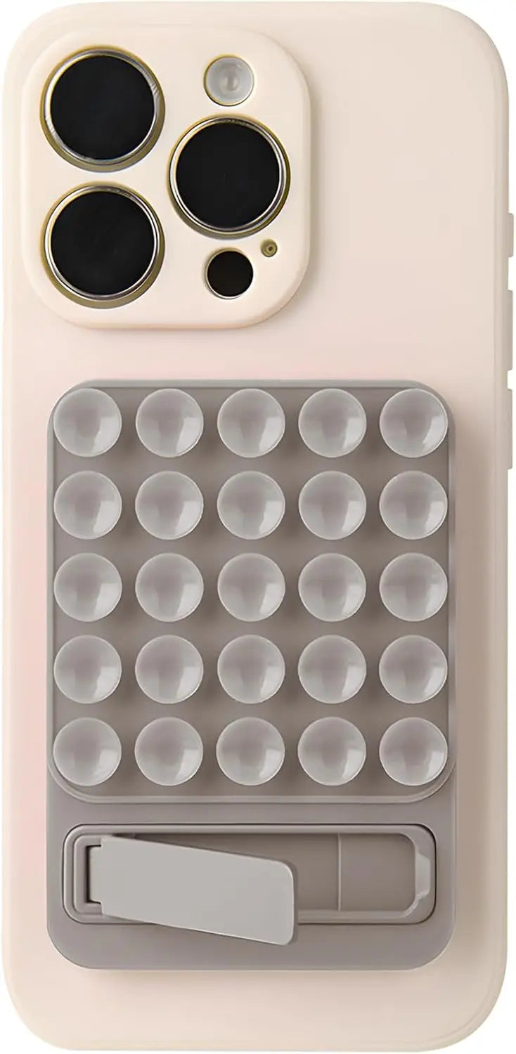 Silicone Suction Phone Mount Mirror Shower Phone Holder Foldable Adhesive Smartphones Accessory For Selfies And Videos