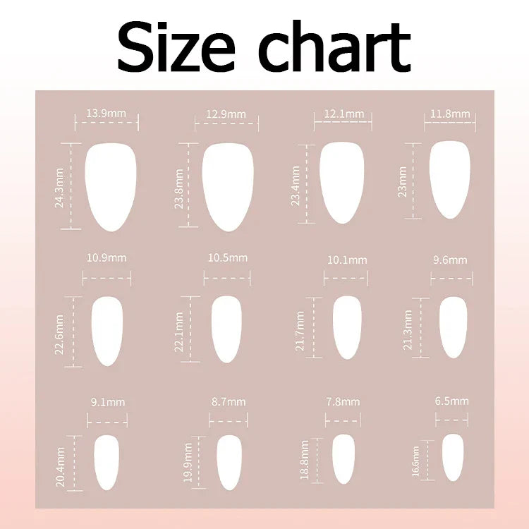 Yellow French Fashion Wearable Nail Art Summer Simple Short Almond Fake Nails Detachable Finished False Nails Press on Nails