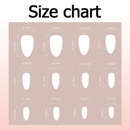 Yellow French Fashion Wearable Nail Art Summer Simple Short Almond Fake Nails Detachable Finished False Nails Press on Nails