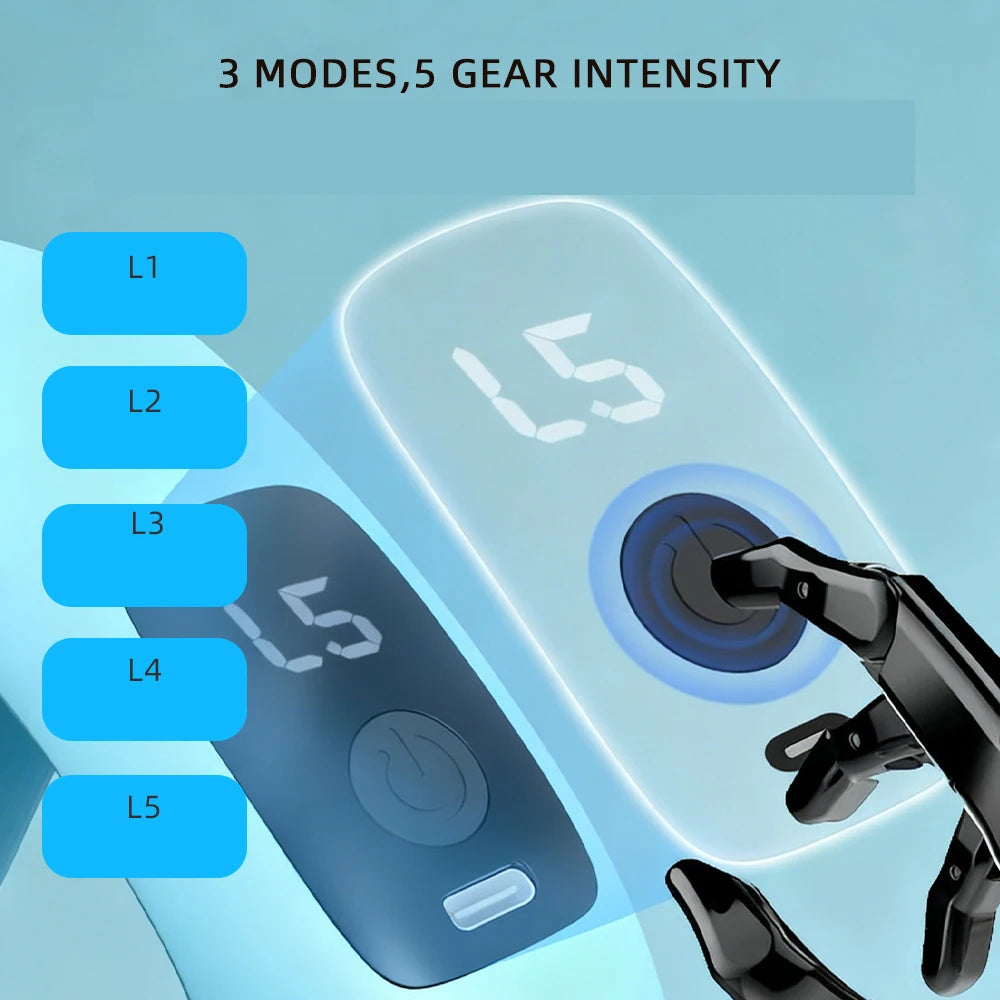 Electric Full-Body Fascia Ring Massager With Belt Multifunctional Exercise Vibration Fitness Massager  Deep Tissue Massage