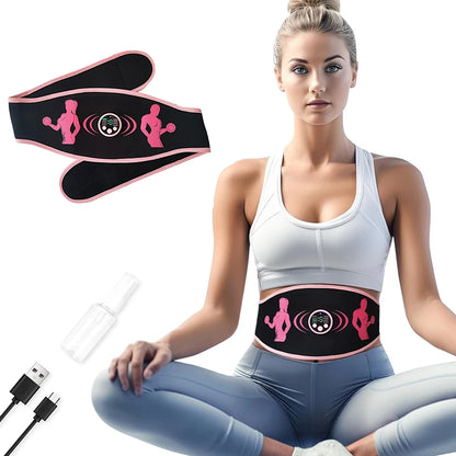 Muscle Stimulator Body Slimming Belt Electric Massage Abdominal Trainer Toner Weight Loss Smart Fitness Vibration Belt Unise