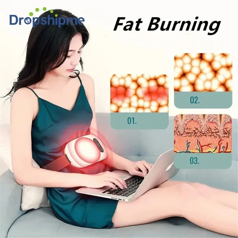 Losing Weight Massager for Body Slimming Back Massager Electric Cellulite Massager for Belly Slimming Belt Abdominal Fat Burning