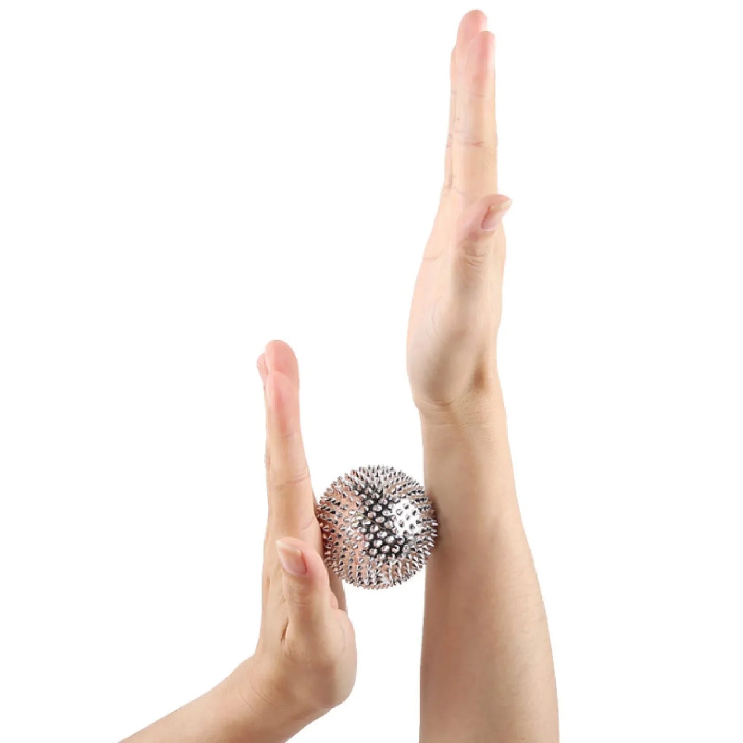 2PCS Massage Balls trigger point with needles-Acupressure Active Massager Spiky Hard Massaging Tool for physiotherapy Hand Foot