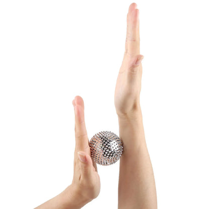 2PCS Massage Balls trigger point with needles-Acupressure Active Massager Spiky Hard Massaging Tool for physiotherapy Hand Foot
