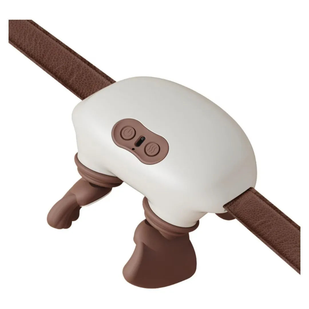 Bionic Thermal Massager Rechargeable Wireless Portable Acupressure Massager Suitable for Neck Back Electric Deep Tissue Massage