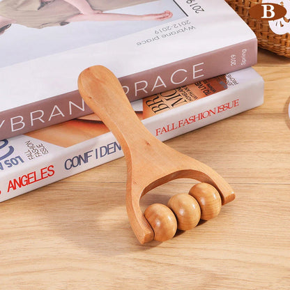Wooden Massage Roller Portable Massage Tools For Face Neck Muscle Relax Head Foot Massager Stick Body Relaxation Beauty Health