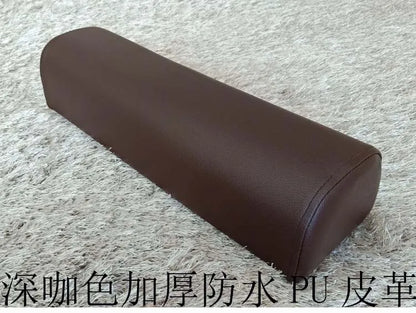 Half Moon Bolster Semi-Roll Pillow Ankle Knee Support Leg Elevation Back Lumbar Neck Pain Relief Density Foam Massage Bed Table