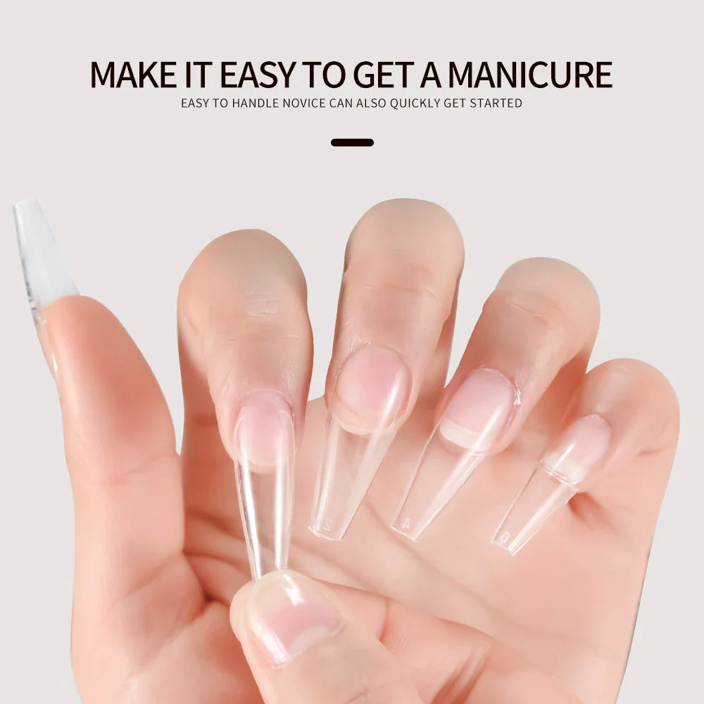 5ML Solid Gel For False Nails Bubble-free Transparent Solid Strong Glue Stick Nails Tips/Gems Long-lasting Solid Nail Patch Gel