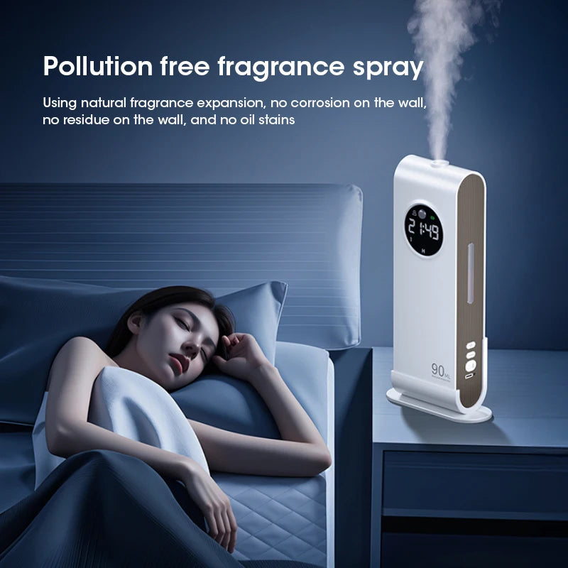 Essential Oil Diffuser Smart Mini USB Charging Ultrasonic Aromatherapy Automatic Atomization Air Purifier for Home Office