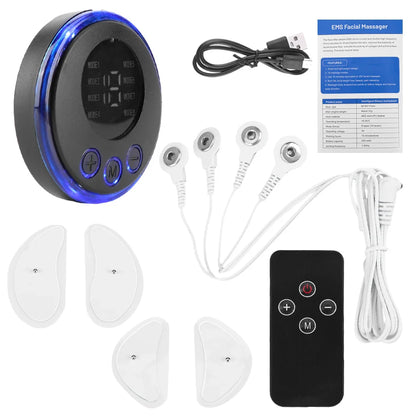 EMS Facial Massager Current Muscle Stimulator Anti-Wrinkle Face Tightening Tool USB Charging Anti-Aging Beauty Device for Women