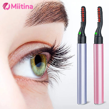 Electric Eyelash Curler Heated Portable Safety Electric Eye Lashes Eyelash Grafting Long Lasting Mini Fast Heating Makeup Tools