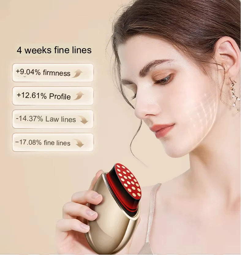 Radiofrequency facial tightening device - Skin tightening and lifting radiofrequency high-frequency facial care massage equipmen