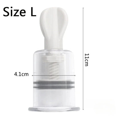 Vacuum Suction Cupping Cup Nipple Enhancer Massage Vacuum Cans Plastic Enlarger Suction Enlarger Body Breast Massager Cups