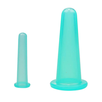 2/4/7Pcs Set Silicone Anti Cellulite Cup Vacuum Massage suction Cups Body Pain Relief Roller Manual Suction Cups Cupping Therapy