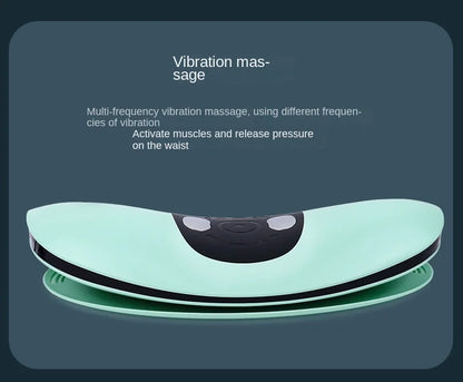 Curved Lumbar Spine Massager Intelligent Electric Hot Compress Soothing Lumbar Massage Instrument