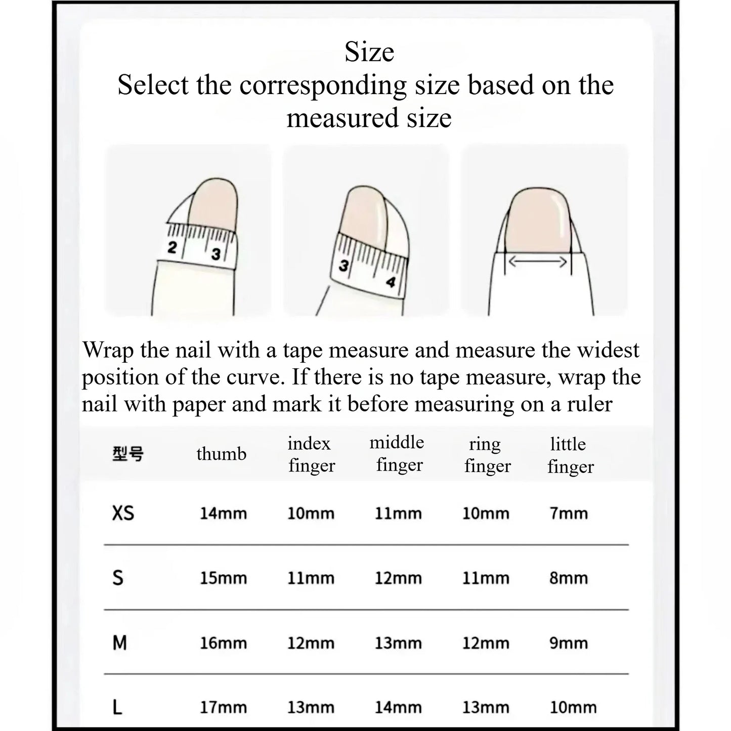 10Pcs Almond Press on Nails with Pink Strawberry Bear Design Acrylic False Nails Cute Full Cover Sweet Girl Wearable Nail Tips