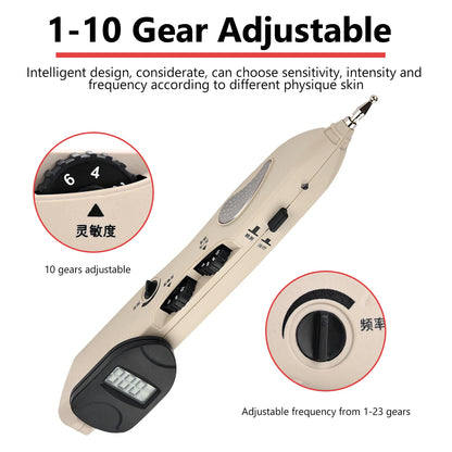 Electronic Acupuncture Pen Tens Point Detector Acupuntura Massage Pain Therapy Acupuncture Meridian Energy Pen Muscle Stimulator