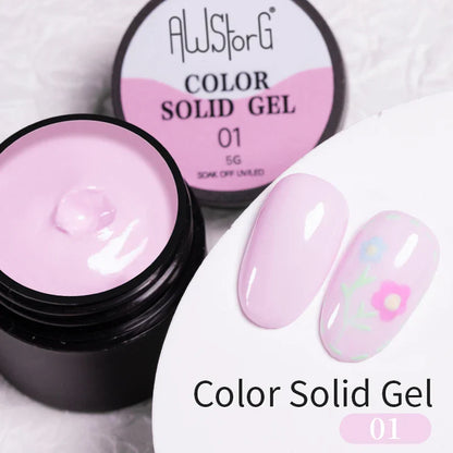 BOZLIN 5ml Sparkling Chameleon Mica Shell Gel Polish Colorful Sequins Manicure Semi Permanent Soak Off Nail Art Gel Varnish