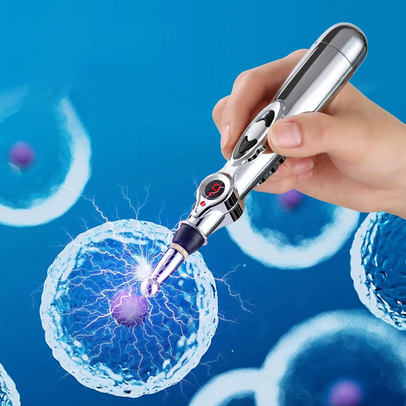 Electronic Acupuncture Pen Meridian Energy Acup Meridian Massage Pen Boxed Energy Circulation Massage Pen Physiotherapy