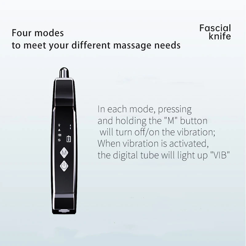 Back Scraping Neck Massager Electric Fascia Knife Vibration Body Massager Deep Tissue Massage, Muscle Recovery, Fascia Release