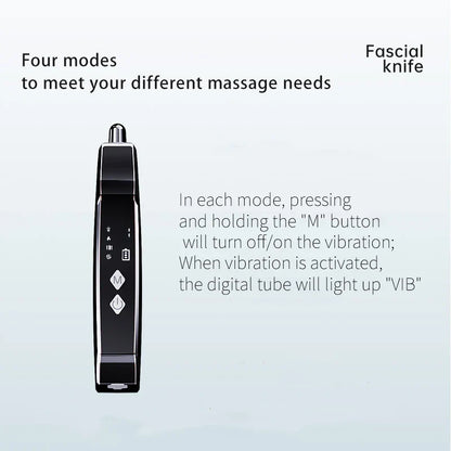 Back Scraping Neck Massager Electric Fascia Knife Vibration Body Massager Deep Tissue Massage, Muscle Recovery, Fascia Release